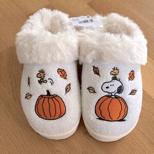 AE Peanuts Snoopy Fall slippers size 6
